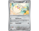 Togedemaru Pv 80 151/197 - Carte Commune Reverse - Écarlate et Violet Flammes Obsidiennes