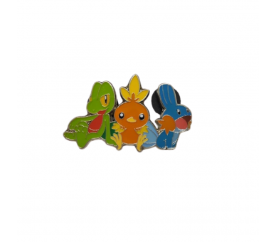 Pin's Pokémon Arcko Poussifeu et Gobou