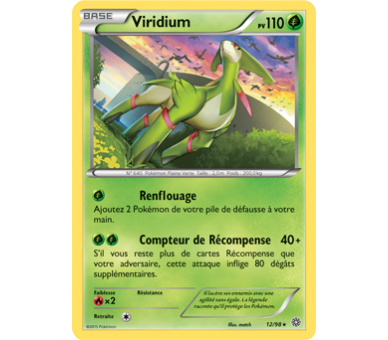 Carte Pokémon Reverse Viridium Pv 110 - 12/98