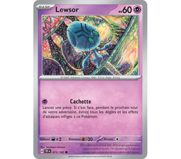 Lewsor Pv 60 073/162 - Carte Commune - Écarlate et Violet Forces Temporelles