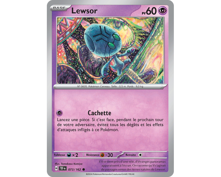 Lewsor Pv 60 073/162 - Carte Commune - Écarlate et Violet Forces Temporelles