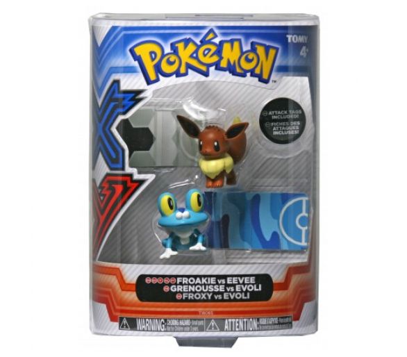Figurine Pokémon XY - Grenousse et Evoli