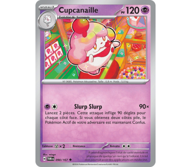 Cupcanaille Pv 120 090/167- Carte Peu Commune - Écarlate et Violet Mascarade Crépusculaire