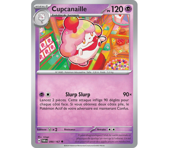 Cupcanaille Pv 120 090/167- Carte Peu Commune - Écarlate et Violet Mascarade Crépusculaire