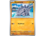 Rhinocorne Pv 100 074/142 - Carte Commune - Écarlate et Violet Couronne Stellaire