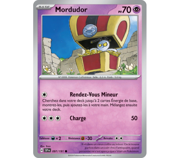 Mordudor Pv 70 097/191 - Carte Commune - Écarlate et Violet Étincelles Déferlantes