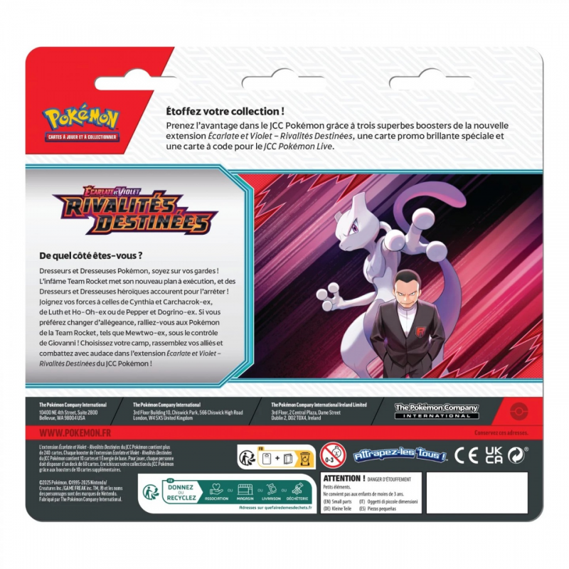 Coffret De 10 Cartes Pokémon Françaises - Kangourex SV202 Holo (Myboost X Écarlate Et Violet)