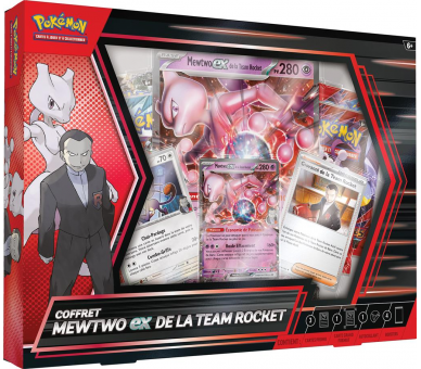 Coffret Pokémon Mewtwo-ex de la Team Rocket – Édition Juin 2025