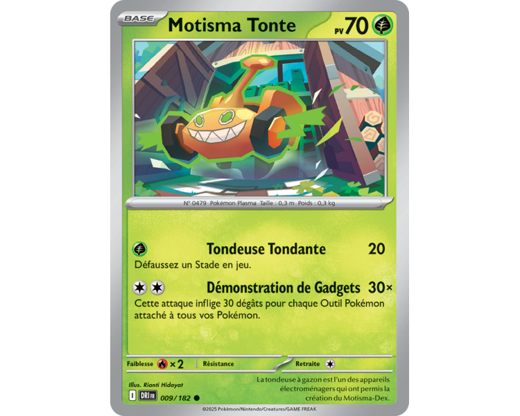 Motisma Tonte Pv 70 9/182 – Carte Commune Reverse – Écarlate et Violet Rivalités Destinées Motisma Tonte Pv 70 9/182 – Carte Commune Reverse – Écarlate et Violet Rivalités Destinées