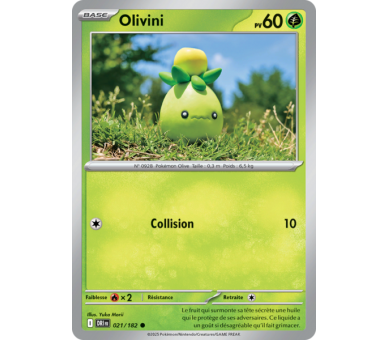 Olivini Pv  60 21/182 – Carte Commune – Écarlate et Violet Rivalités Destinées
