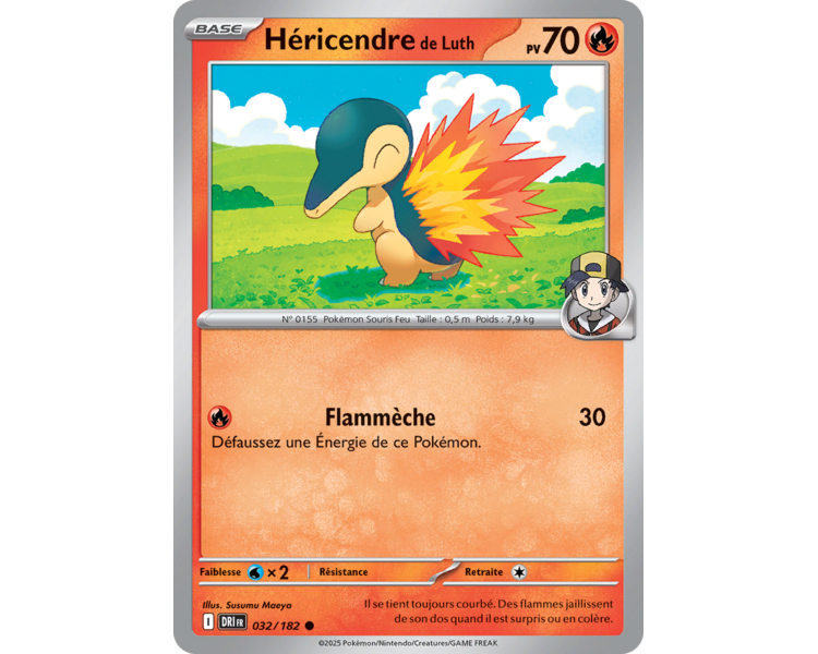 Héricendre de Luth Pv  70 32/182 – Carte Commune – Écarlate et Violet Rivalités Destinées