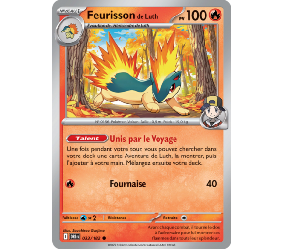 Feurisson de Luth Pv  100 33/182 – Carte Commune – Écarlate et Violet Rivalités Destinées