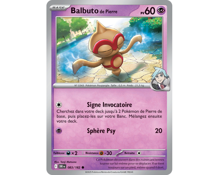 Balbuto de Pierre Pv 60 83/182 – Carte Commune – Écarlate et Violet Rivalités Destinées Balbuto de Pierre Pv 60 83/182 – Carte Commune – Écarlate et Violet Rivalités Destinées