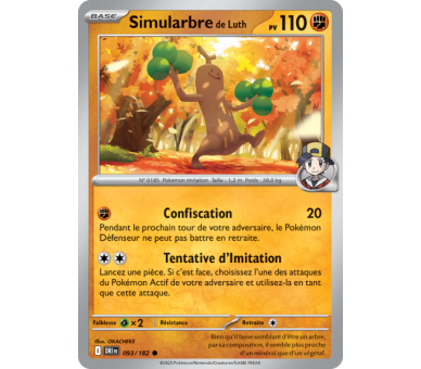 Simularbre de Luth Pv 110 93/182 – Carte Commune – Écarlate et Violet Rivalités Destinées