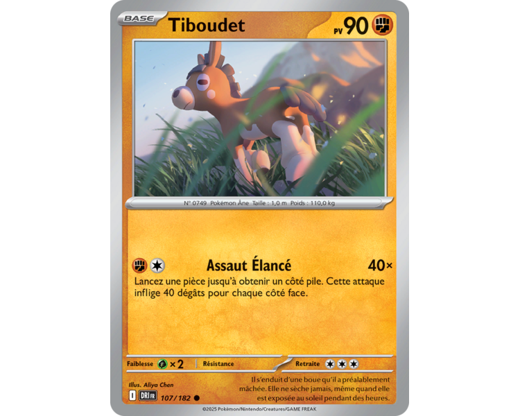 Tiboudet Pv 100 107/182 – Carte Commune Reverse – Écarlate et Violet Rivalités Destinées Tiboudet Pv 100 107/182 – Carte Commune Reverse – Écarlate et Violet Rivalités Destinées