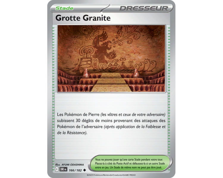 Stade Grotte Granite 166/182 – Carte Peu Commune – Écarlate et Violet Rivalités Destinées