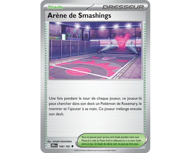 Stade Arène de Smashings 169/182 – Carte Peu Commune Reverse – Écarlate et Violet Rivalités Destinées