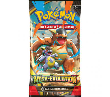 1 Booster sous blister Pokémon – ME01 Méga-Évolution