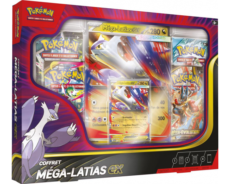 Pokémon - Coffret 4 Boosters - Méga Latias EX