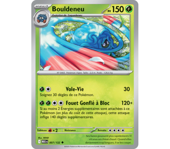 Bouldeneu Pv 150 007/132 - Carte Peu Commune - Méga-Évolution