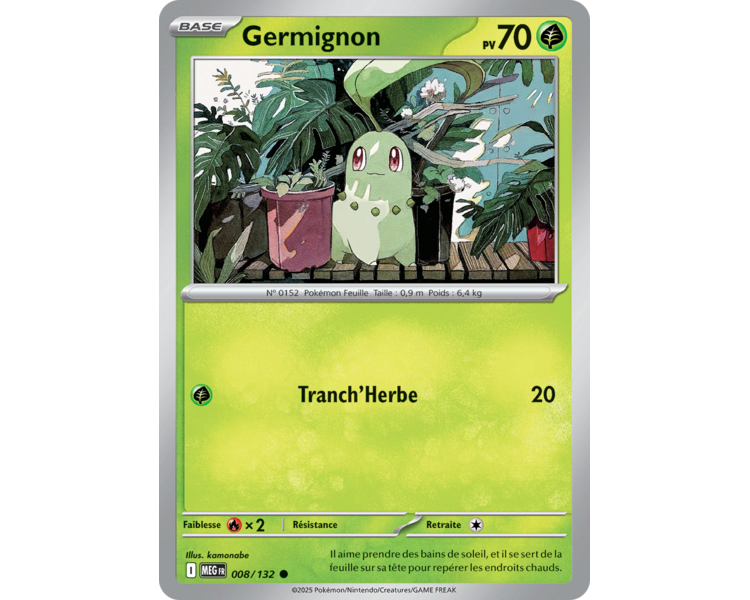 Germignon Pv 70 008/132 - Carte Commune - Méga-Évolution