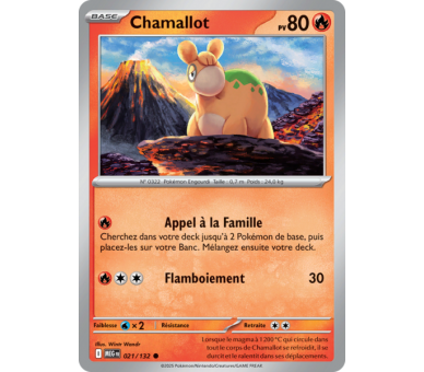 Chamallot Pv 80 021/132 - Carte Commune - Méga-Évolution