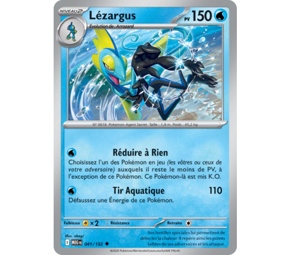 Yuyu Pv 110 031/132 - Carte Peu Commune Reverse - Méga-Évolution