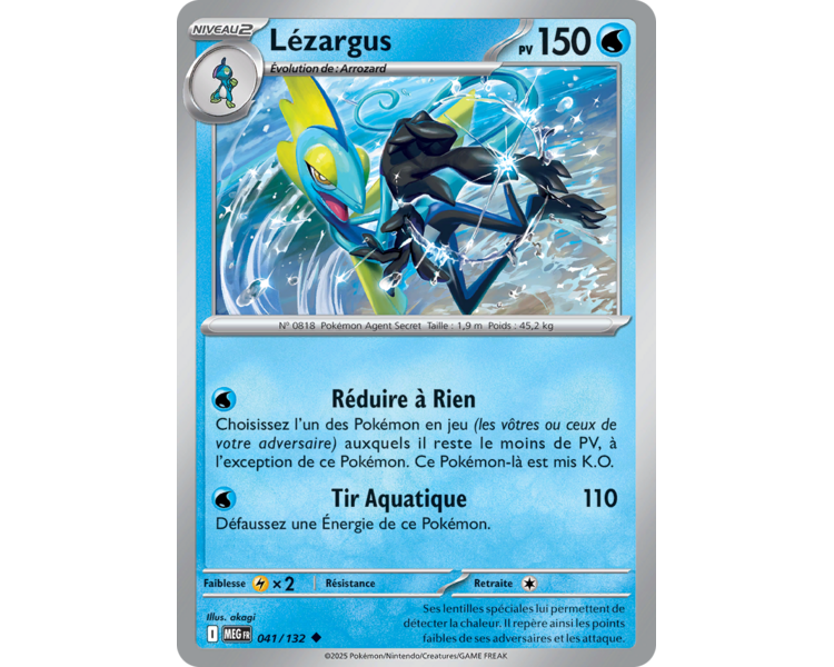 Yuyu Pv 110 031/132 - Carte Peu Commune Reverse - Méga-Évolution