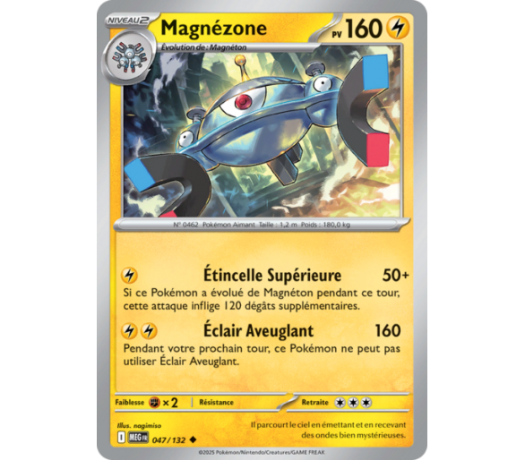 Beldeneige Pv 110 043/132 - Carte Peu Commune Reverse - Méga-Évolution