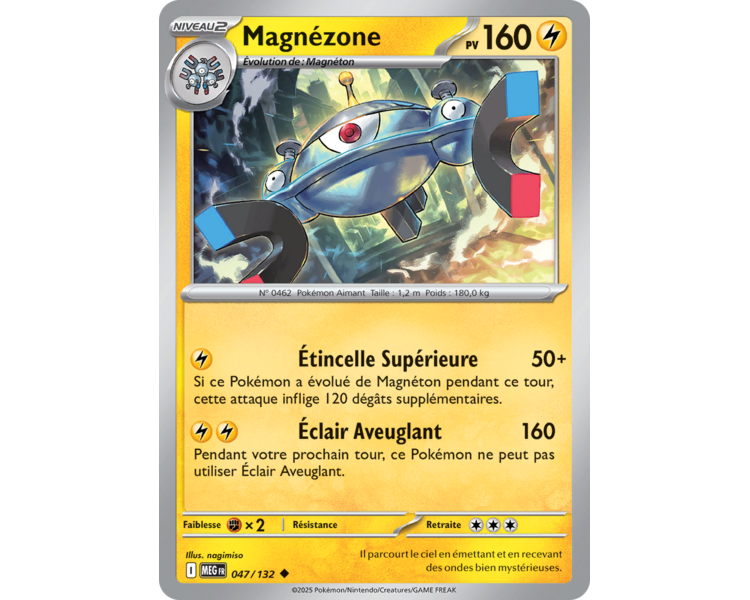 Beldeneige Pv 110 043/132 - Carte Peu Commune Reverse - Méga-Évolution