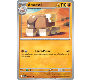 Amassel Pv 110 83/132 - Carte Commune - Méga-Évolution