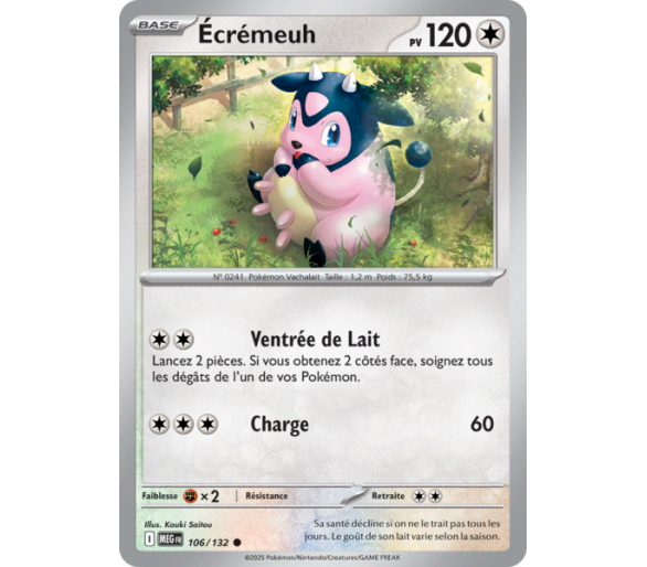 Écrémeuh Pv 120 106/132 - Carte Commune - Méga-Évolution