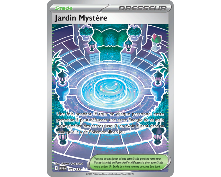 Stade Jardin Mystère 172/132 - Carte Secrète Ultra Rare - Méga-Évolution