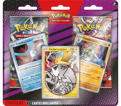Pack de 2 Boosters EV03 + EV06 + 3 Cartes Promos Brillantes