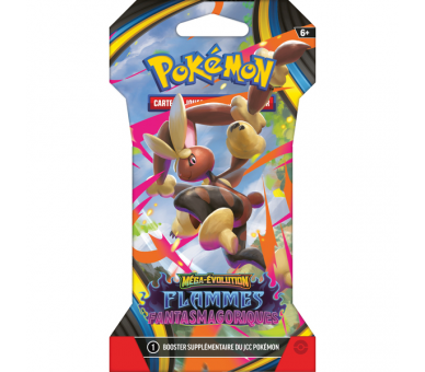 1 Booster Sous Blister – ME02 Méga-Évolution Flammes Fantasmagoriques - FR