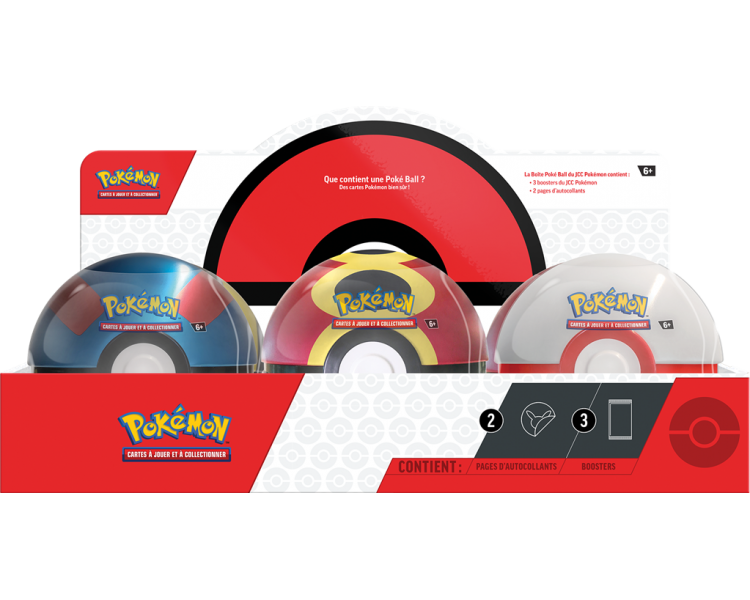 1 Pokéball Q4 2025 - 3 Boosters - Visuels Aléatoires
