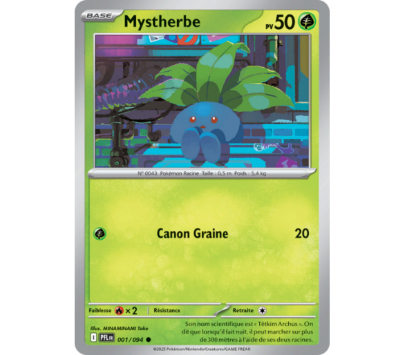 Mystherbe Pv 50 001/094 - Carte Commune - Méga-Évolution Flammes Fantasmagoriques