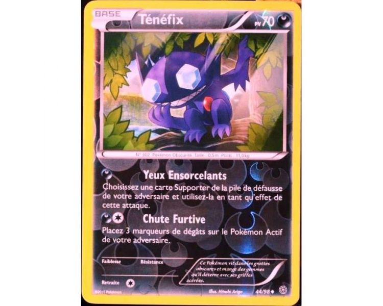 Carte Pokémon Reverse Ténéfix pv 70 - 44/98