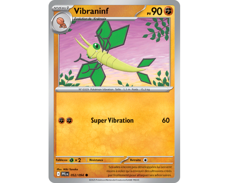 Vibraninf Pv 90 051/094 - Carte Commune Reverse - Méga-Évolution Flammes Fantasmagoriques