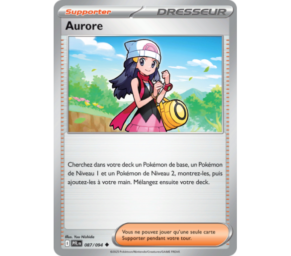 Dresseur Aurore 087/094 - Carte Peu Commune - Méga-Évolution Flammes Fantasmagoriques