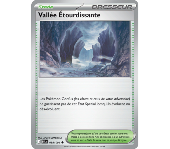 Stade Vallée Étourdissante 88/094 - Carte Peu Commune Reverse - Méga-Évolution Flammes Fantasmagoriques