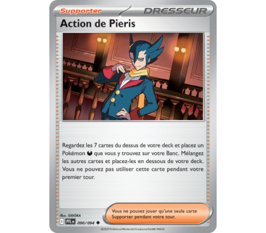 Dresseur Pieris 090/094 - Carte Peu Commune Reverse - Méga-Évolution Flammes Fantasmagoriques