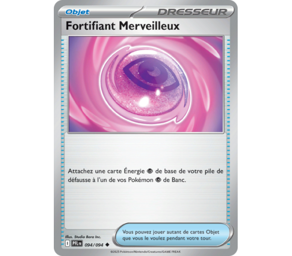 Objet Fortifiant Merveilleux 94/094 - Carte Peu Commune Reverse - Méga-Évolution Flammes Fantasmagoriques