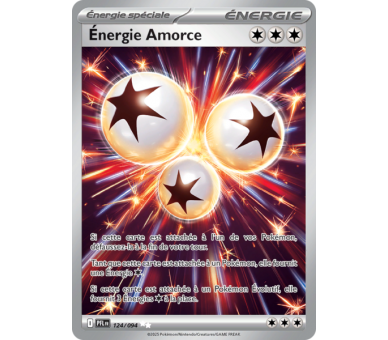 Énergie Amorce Full Art 124/094 - Carte Ultra Rare Secrète - Méga-Évolution Flammes Fantasmagoriques