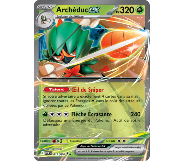 Archéduc-ex Pv 320 012/88 - Carte Double Rare - Méga-Évolution Équilibre Parfait