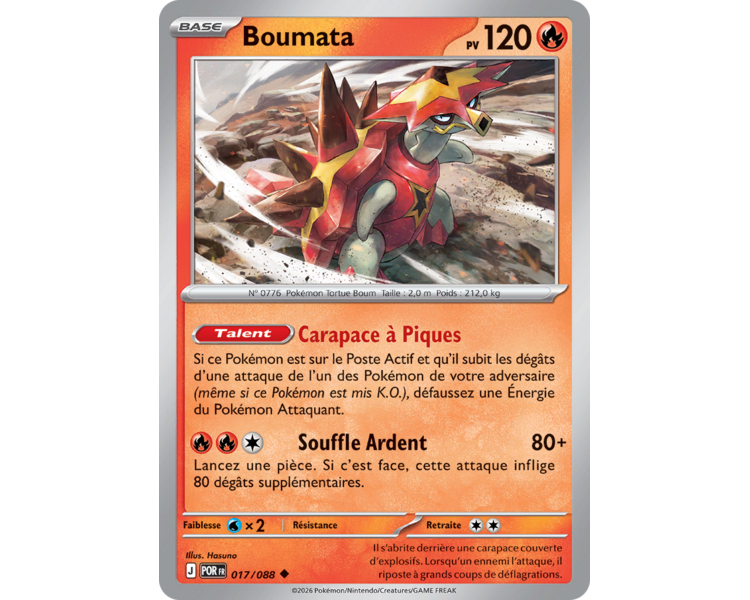 Boumata Pv 120 017/88 - Carte Peu Commune - Méga-Évolution Équilibre Parfait