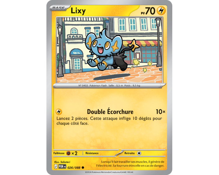 Lixy Pv 70 026/88 - Carte Commune Reverse - Méga-Évolution Équilibre Parfait