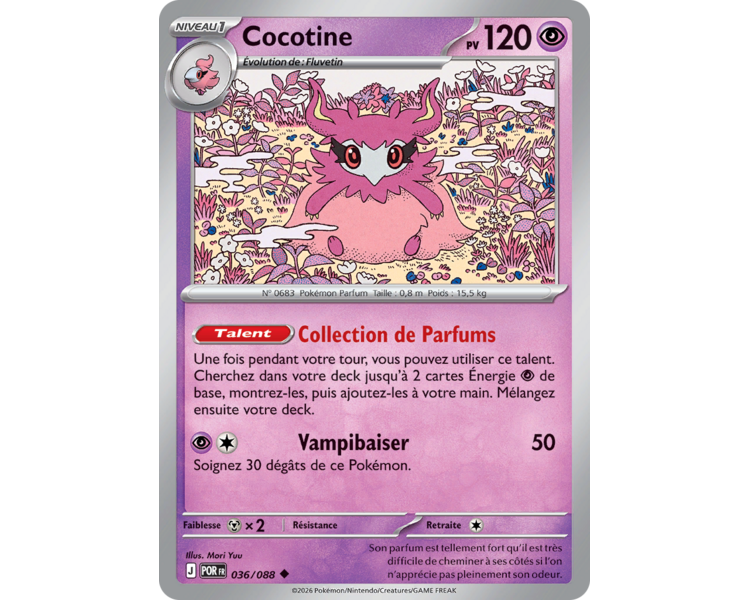 Mistigrix Pv 100 034/88 - Carte Peu Commune Reverse - Méga-Évolution Équilibre Parfait