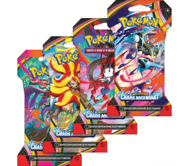 1 Booster sous blister Pokémon – ME04 - Méga-Évolution : Chaos Ascendant