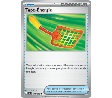 Objet Tape-Énergie 73/88 - Carte Peu Commune Reverse - Méga-Évolution Équilibre Parfait